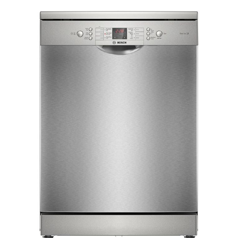 Bosch 60cm Series 2 Freestanding Dishwasher - Brushed Steel, , hi-res