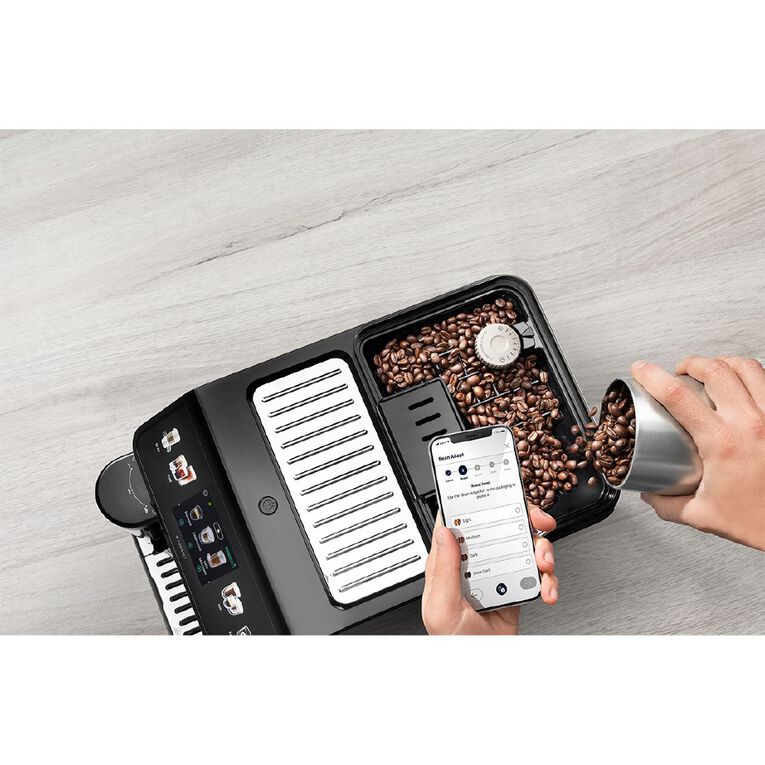 Delonghi Eletta Explore Connect Fully Automatic Coffee Machine Titanium, , hi-res