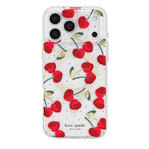 Kate Spade Protective Case for iPhone 17 Pro Max - Cherry Dots