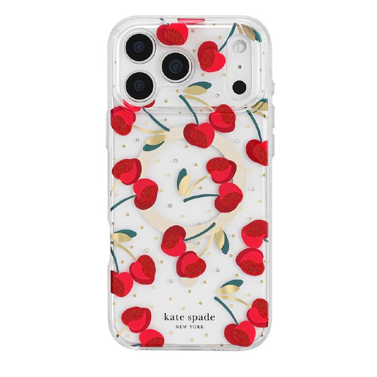 Kate Spade Protective Case for iPhone 18 Pro Max / 17 Pro Max - Cherry Dots, , hi-res
