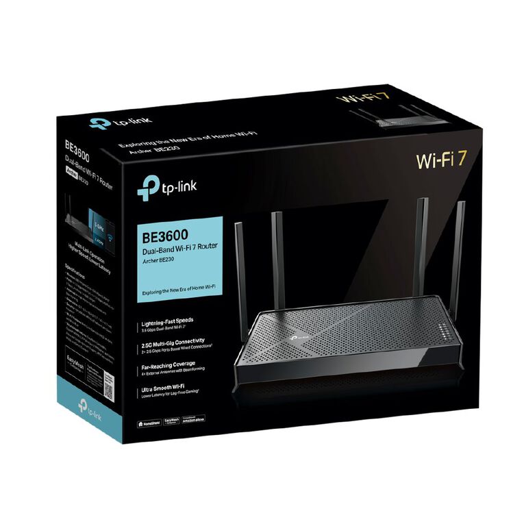 TP-Link Archer BE230 | BE3600 Dual Band Wi-Fi 7 Router, , hi-res