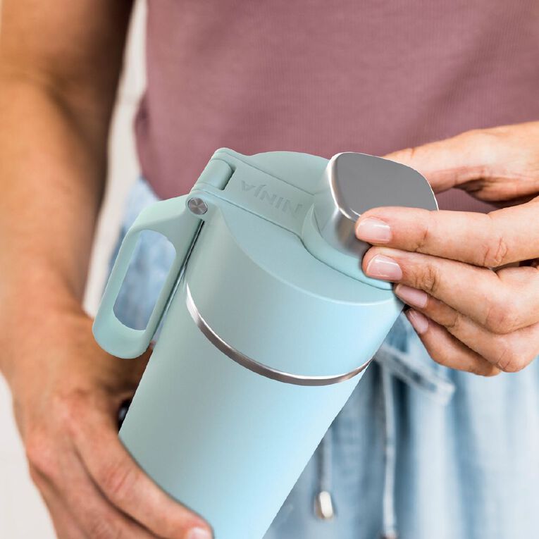 Ninja Thirsti 530ml Travel Bottle - Seafoam Blue, , hi-res