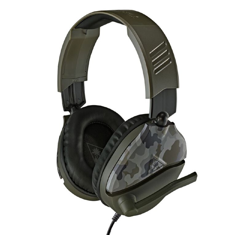 Turtle Beach Recon 70 Multiplatform Gaming Headset - Green Camo, , hi-res