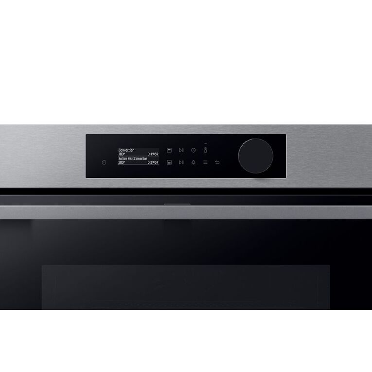 Samsung 76L Dual Cook Pyrolytic Wall Oven Stainless Steel Noel Leeming