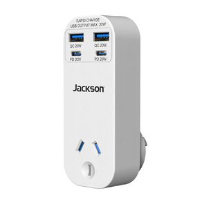 Jackson Rapid Charge PD20W USB-C & USB-A Wall Adaptor