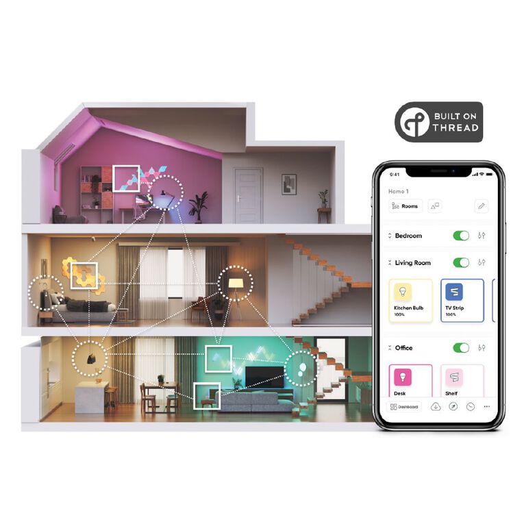Nanoleaf Essentials Matter Smart Bulb B22 - 3 Pack, , hi-res