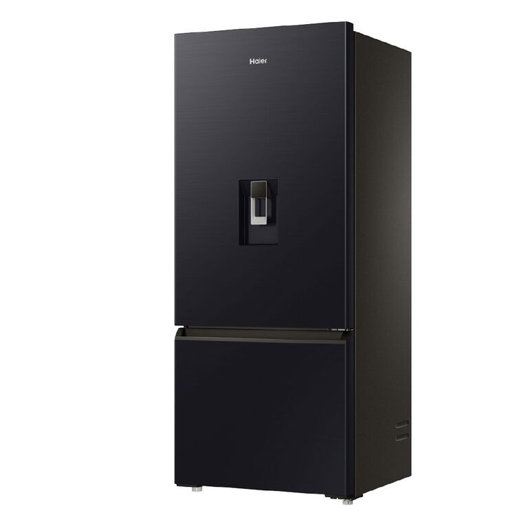 Haier 431L 500 Series Bottom Mount Refrigerator Non-plumbed Water - Black, , hi-res