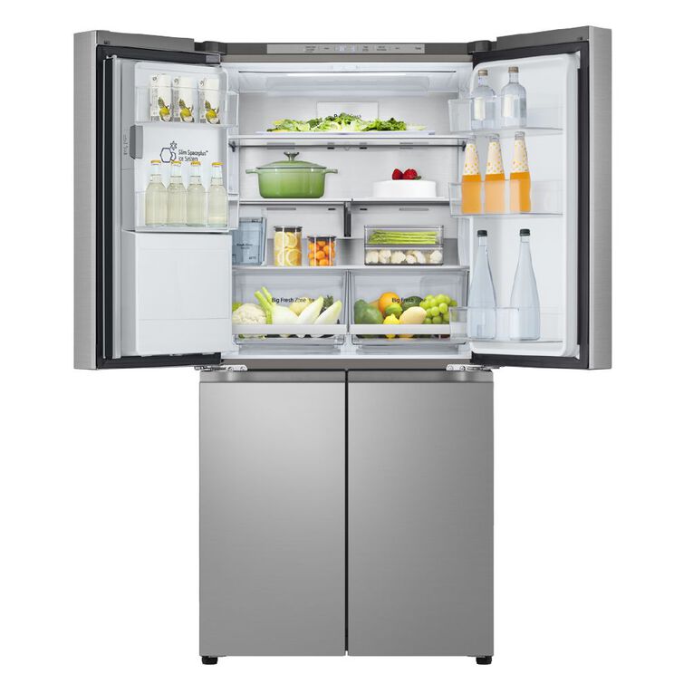 LG 506L Slim French Door Fridge Non-Plumbed - Stainless, , hi-res