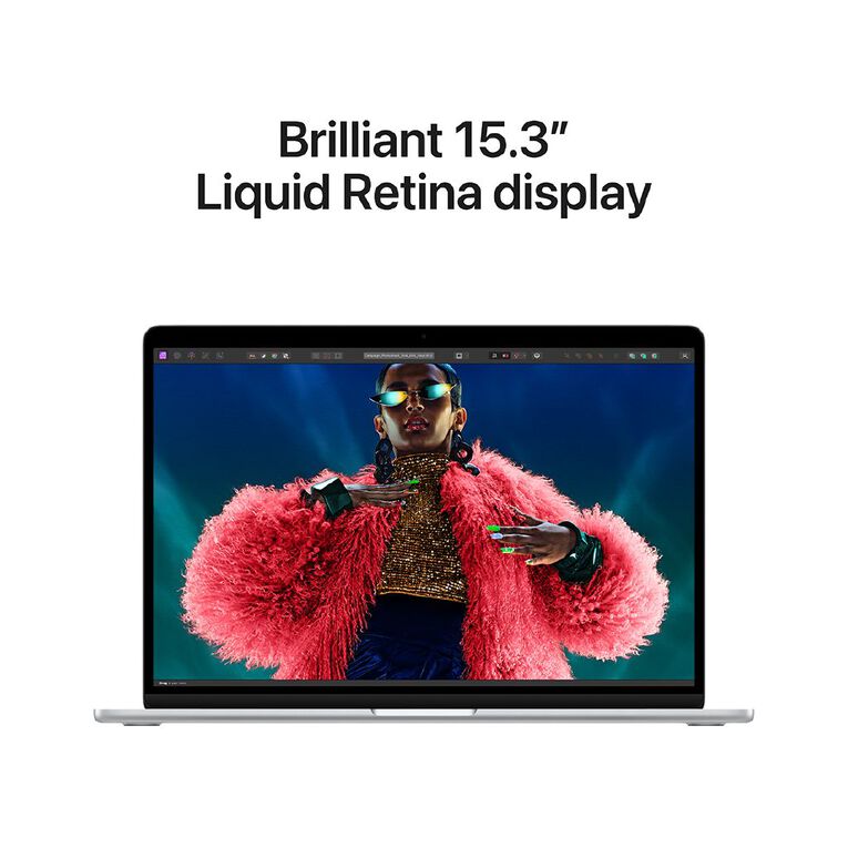 Apple MacBook Air 15-inch (M3) 24GB/512GB SSD 8 Core CPU 10 Core GPU - Silver, , hi-res