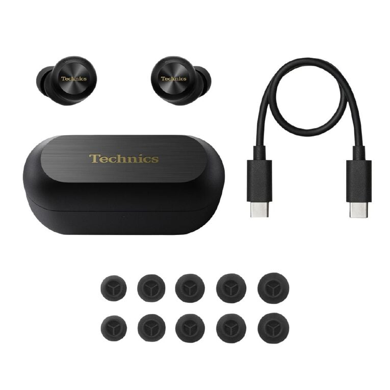 Technics AZ100 True Wireless Noise Cancelling Earbuds - Black, , hi-res