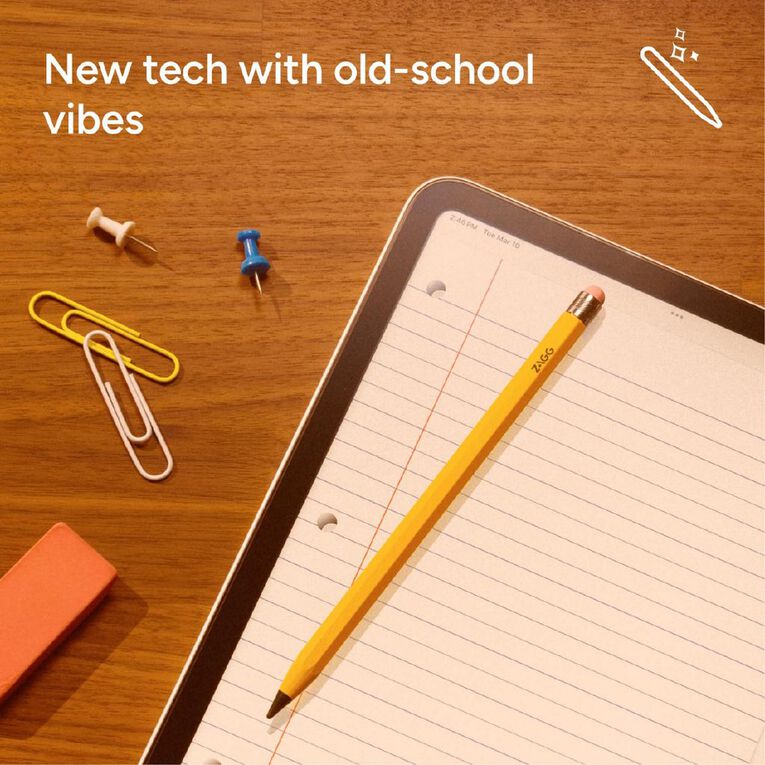 Zagg Oxford Stylus Pencil for iPad and iPad Pro - Yellow, , hi-res