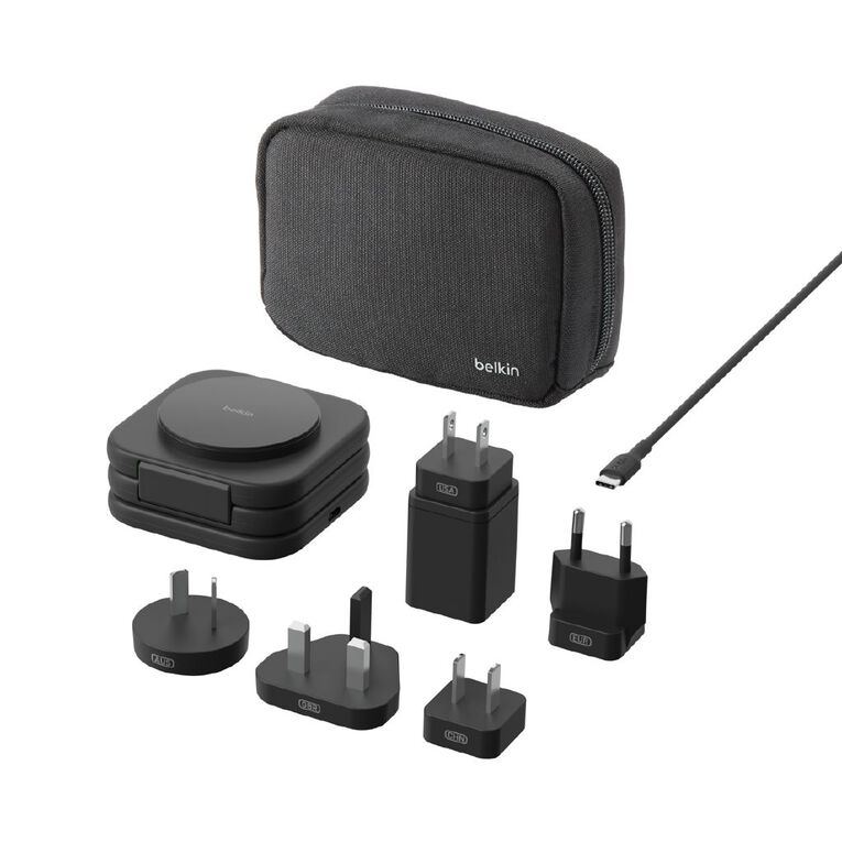 Belkin BoostCharge Pro 3-in-1 Magnetic Charging Travel Pad with Qi2 15W, , hi-res