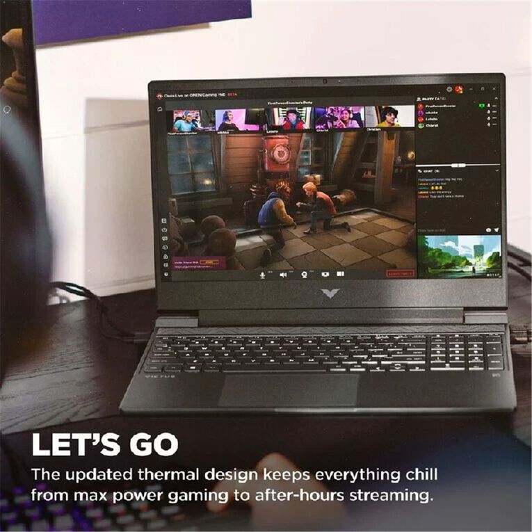 HP Victus 15.6 Inch Ryzen 7-7445H 16GB RAM 512GB SSD NVIDIA GeForce RTX 3050 Windows 11 Gaming Notebook, , hi-res