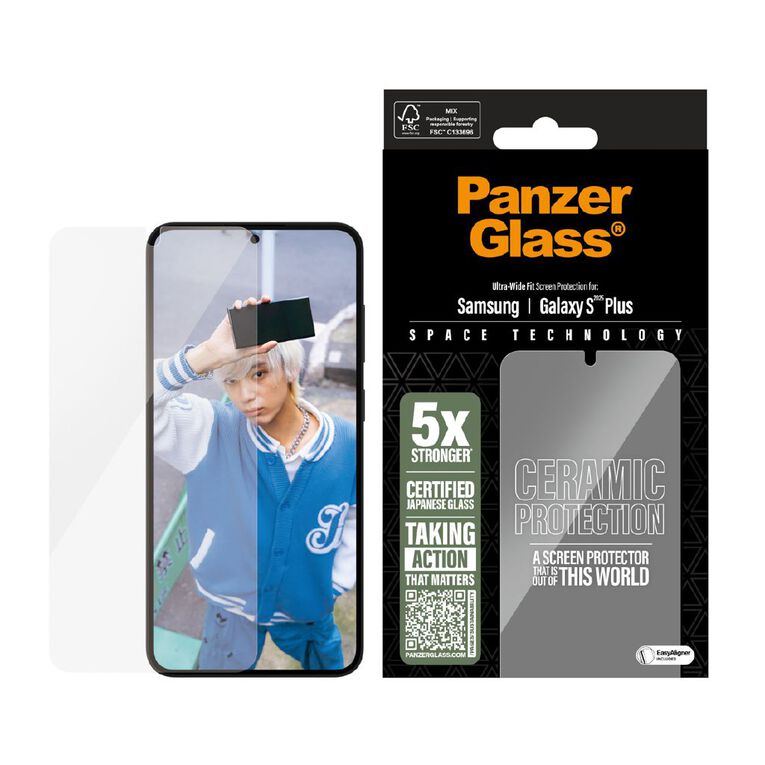 PanzerGlass Ceramic Screen Protector - Samsung S25+, , hi-res