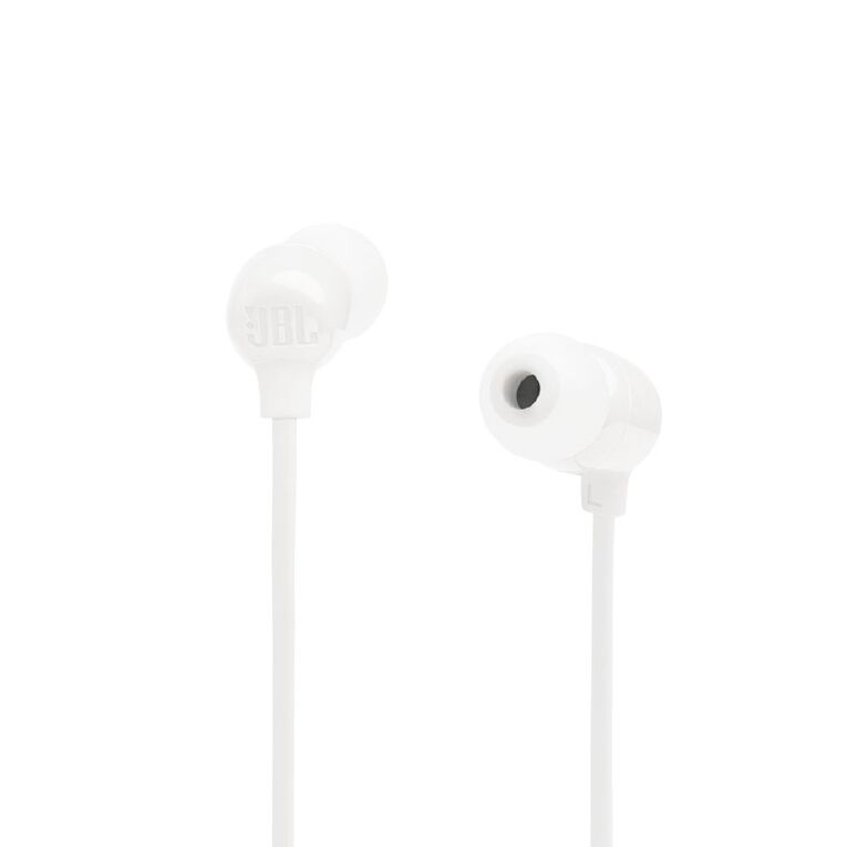 JBL Tune 135BT In-Ear Wireless Headphones - White, , hi-res