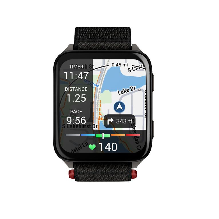 Garmin Venu X1 Black With Slate Titanium Caseback & Black Comfortfit Nylon Band, , hi-res