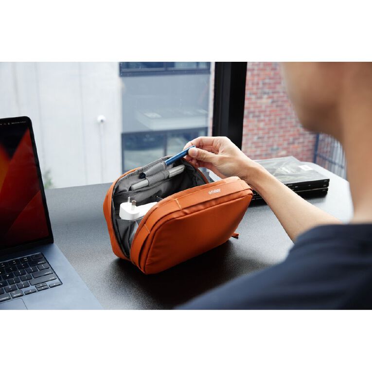 Orbitkey 2-in-1 Tech Pouch - Terracotta, , hi-res