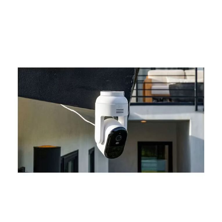 Arlo Essential Pan Tilt Outdoor Security Camera Plug-in 2K, , hi-res