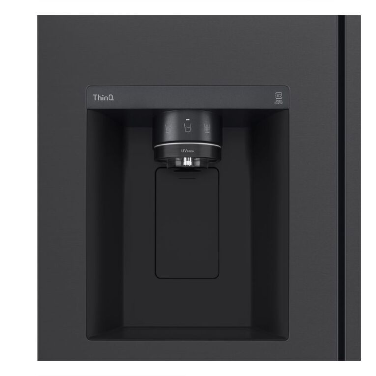 LG 635L Side By Side Fridge with Door-In-Door & Craft Ice Maker - Matte Black, , hi-res