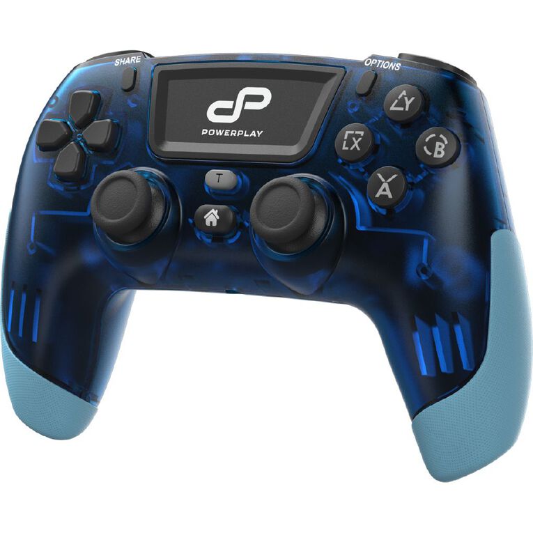 PowerPlay PS4 Wireless Controller - Translucent Blue, , hi-res
