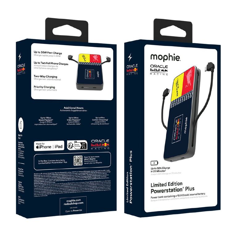 Mophie Powerstation Plus 10K "Forever Rebl" - Red Bull Exclusive, , hi-res
