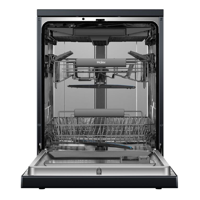 Haier 600 Series Freestanding Dishwasher - Black, , hi-res