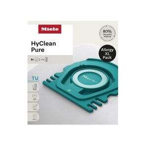 Miele TU Allergy XL HyClean Pure 8 Pack Vacuum Cleaner Bags & 1 Exhaust Filter