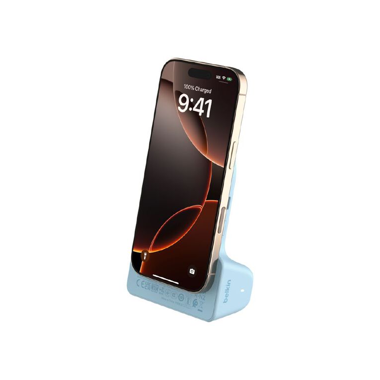 Belkin Stage PowerGrip Magnetic Charging Camera Grip with Power Bank - Blue, , hi-res