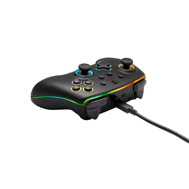 PowerA Enhanced Wireless Controller for Nintendo Switch with Lumectra - Black LED, , hi-res