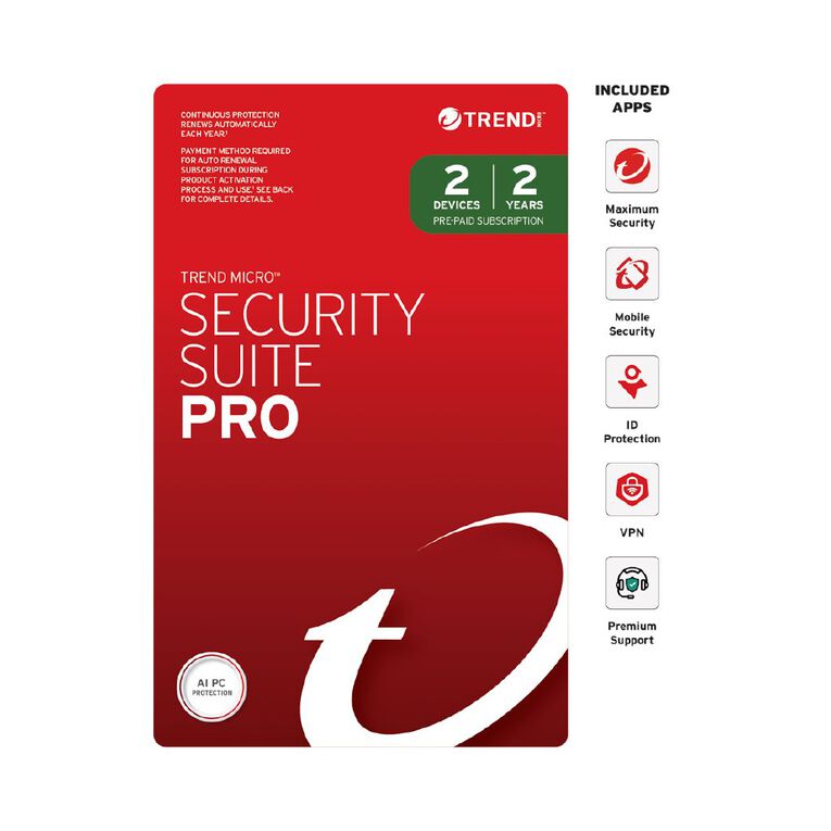 Trend Micro Device Security Pro 2 Device 2 Year Add-on Digital, , hi-res