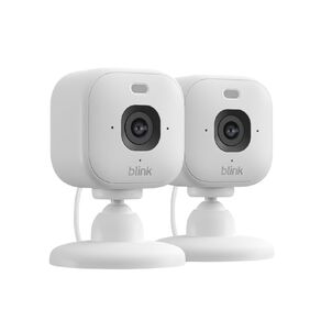 Blink Mini 2K+ Security Camera - White - 2 Pack