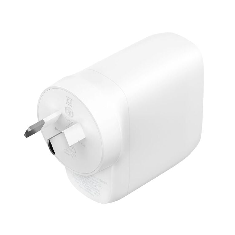 Belkin BoostCharge Pro 60W Dual USB-C Wall Charger with PPS - White, , hi-res
