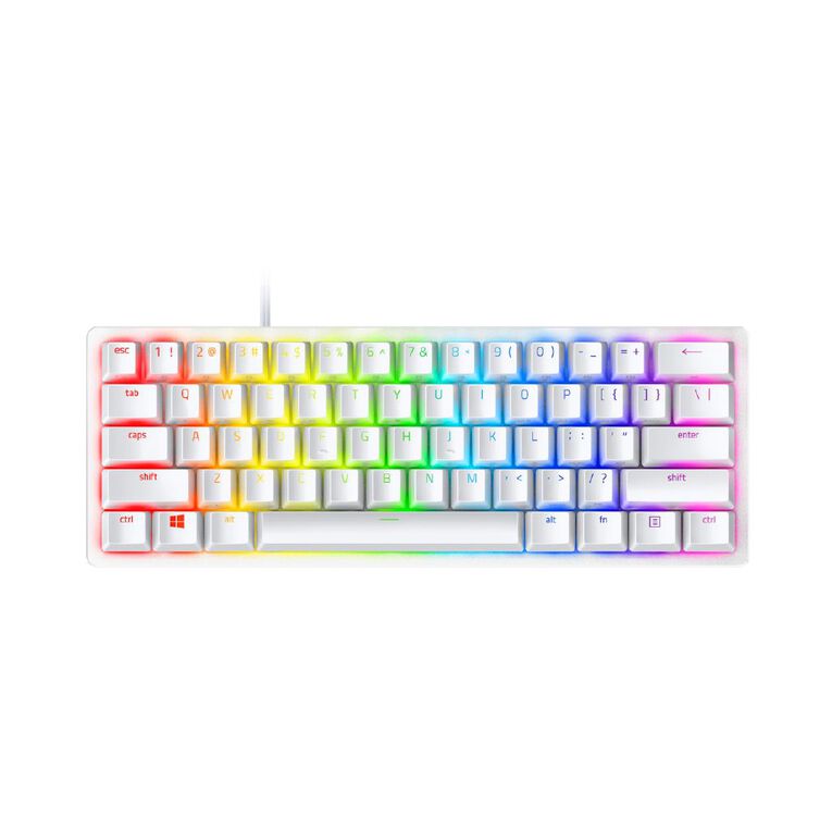 Razer Huntsman Mini 60% Optical Gaming Keyboard Mercury Edition - Linear Red Switch, , hi-res