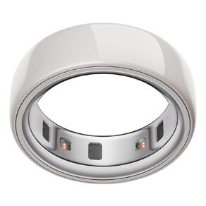 Oura Ring 4 Ceramic Cloud - Size 7