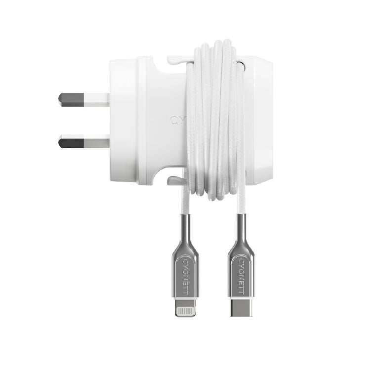 Cygnett PowerMaxx 30W PD Wall Charger - White, , hi-res