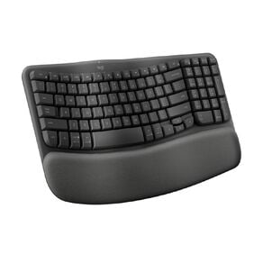 Logitech Wave Keys Wireless Ergonomic Keyboard - Graphite