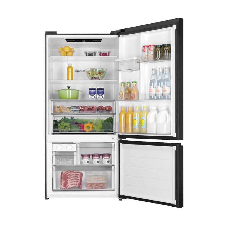 Haier 514L 500 Series Bottom Mount Fridge Freezer Non-plumbed Water - Black, , hi-res