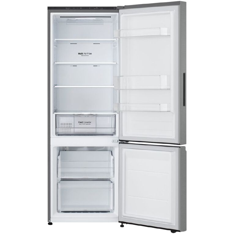 LG 335L Bottom Mount Fridge Freezer - Platinum Silver Finish, , hi-res