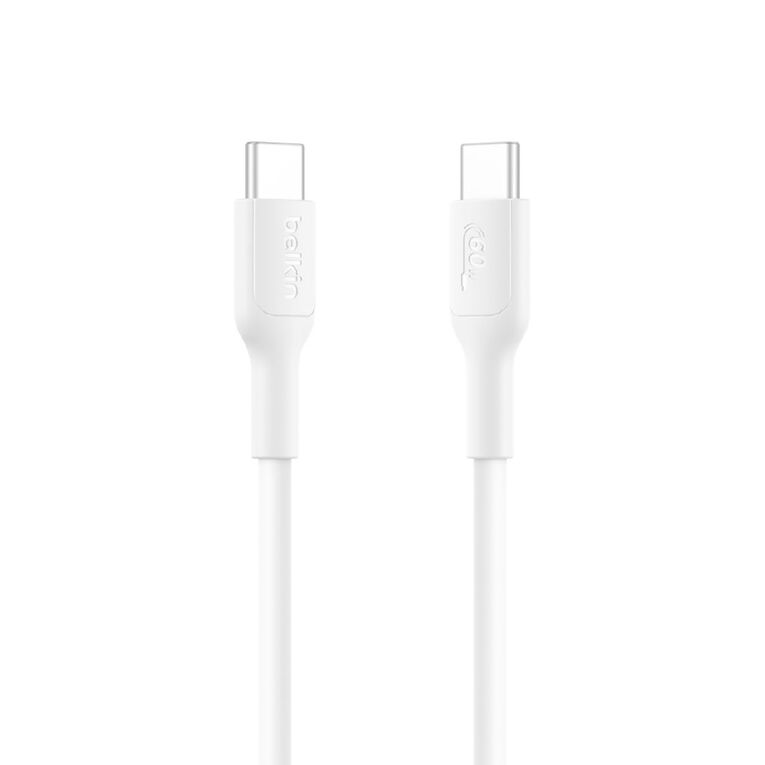 Belkin BoostCharge USB-C to USB-C Cable 60W 2.0, 1m - White, , hi-res