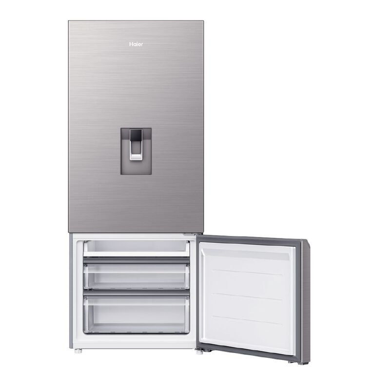 Haier 420L Bottom Mount Fridge Freezer With Water - Satina, , hi-res
