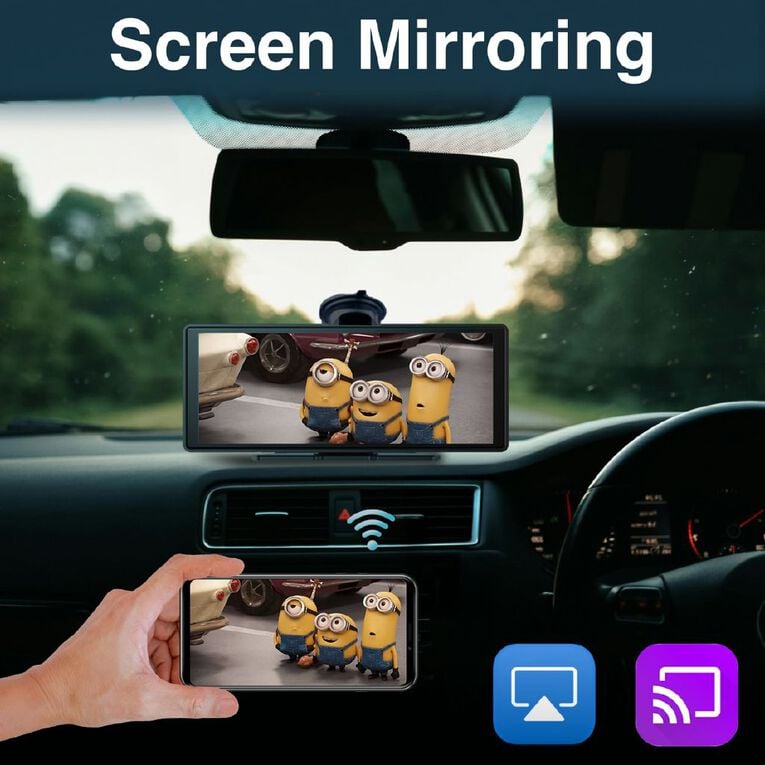 Laser Wireless CarPlay & Android Auto 10in Screen, , hi-res