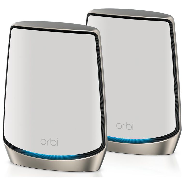 Netgear Orbi AX6000 Tri band Mesh WiFi 6 System White 2 Pack Noel Leeming Netgear Orbi AX6000 Tri band Mesh WiFi 6 System White 2 Pack Noel Leeming