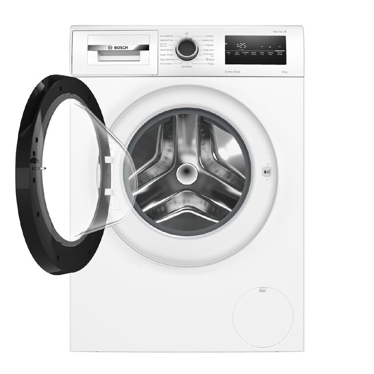 Bosch 9kg Series 4 Front Load Washing Machine - White, , hi-res