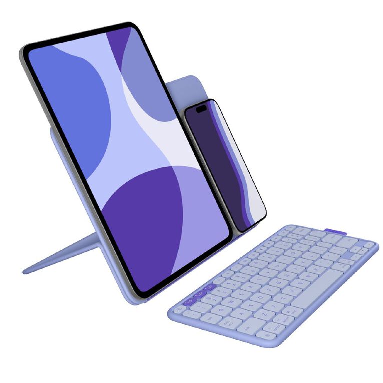 Logitech Flip Folio for iPad Pro 11-inch (M5 & M4), iPad Air 11-inch (M4, M3, & M2), iPad Air (5th gen) - Lilac, , hi-res