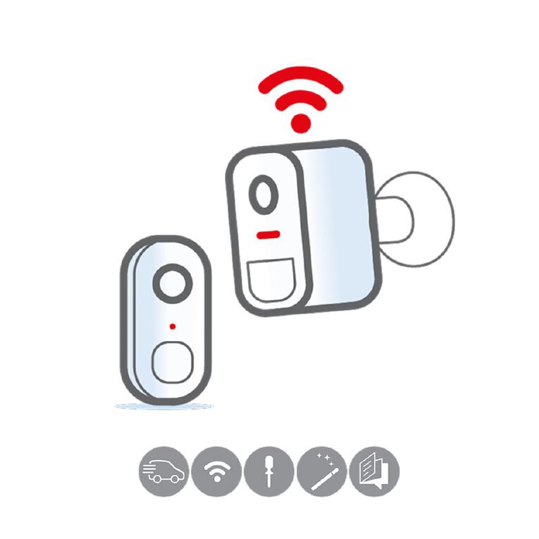 Tech Solutions Wireless Camera Installation - Up to 3 Devices, , hi-res