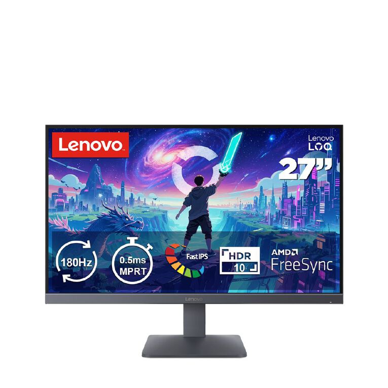 Lenovo LOQ 27Q-10 27" QHD IPS 180Hz Monitor, , hi-res