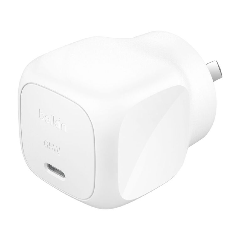 Belkin BoostCharge Compact USB-C Wall Charger + USB-C Cable 65W - White, , hi-res