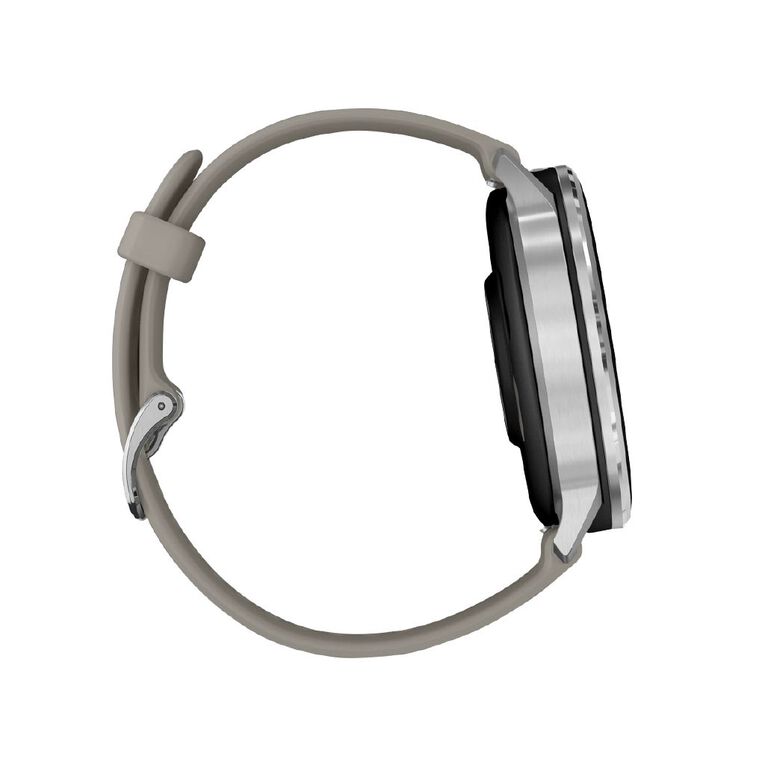 Garmin Venu 4 45mm Smartwatch Silver Grey Silicone Band, , hi-res