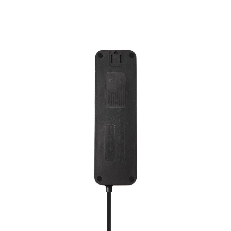 Jackson 4 Outlet Surge Protector with Master Switch - Black, , hi-res
