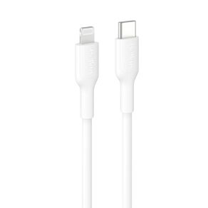 Belkin BoostCharge USB-C Cable with Lightning Connector, 1m - White